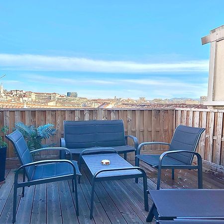 Honore - Rooftop Avec Vue - Appartement T3 Atypique Centre Ville Vieux Port Proche Opera Marsiglia Esterno foto